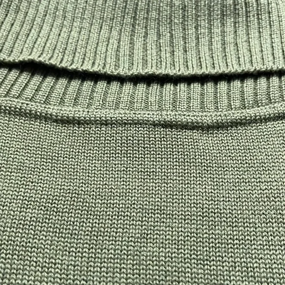 Vintage Borretti Olive Green Merino Wool Sweater Italy Made M